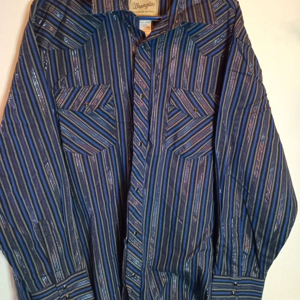 Men 2xl wrangler western shirt